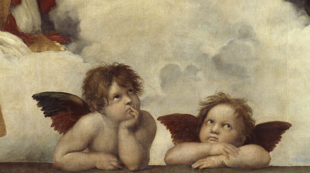 Die Sixtinische Madonna (Detail)